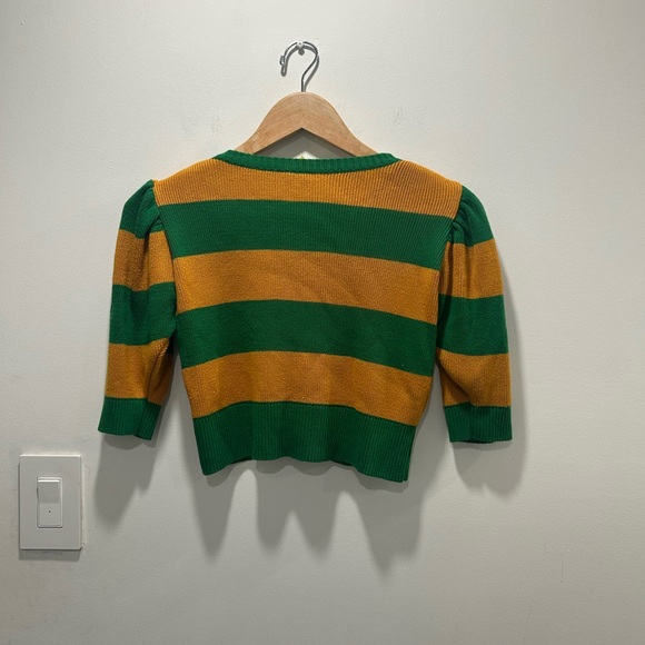 FARM Rio  Striped cropped Sweater - Picture 5 of 5